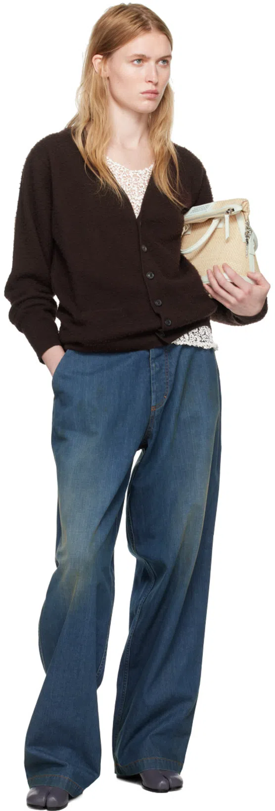 MAISON MARGIELA Tabi Ankle Boots In Black