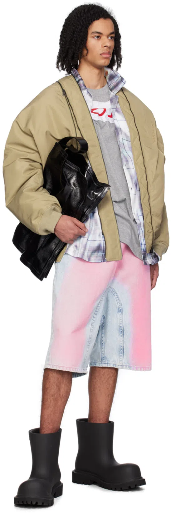 BALENCIAGA Black Eva Steroid Ankle Boots