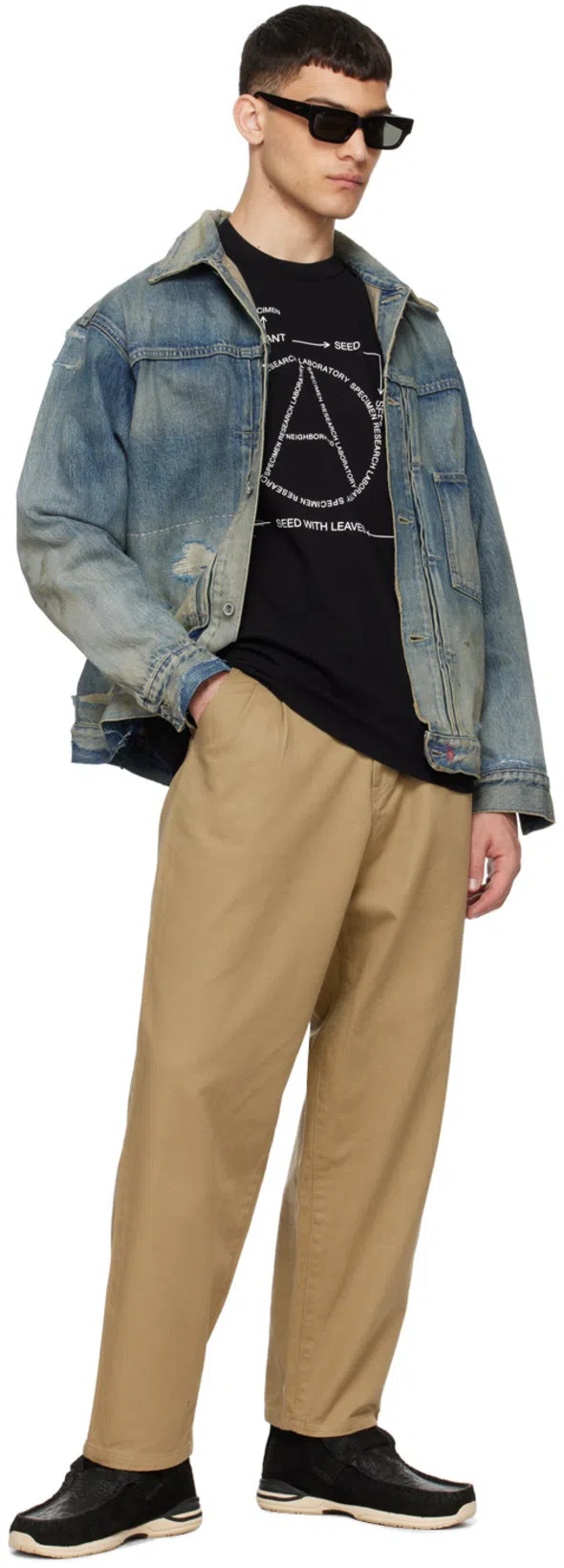 RETROSUPERFUTURE Roma Square Sunglasses In Black