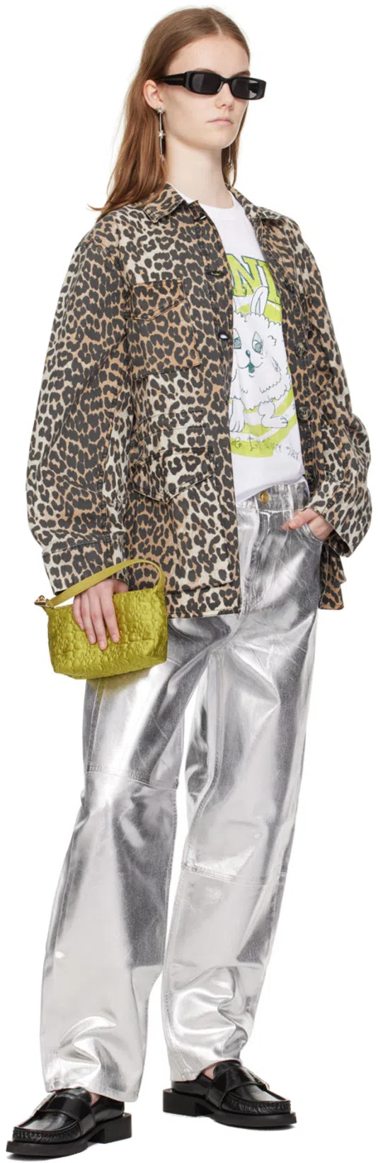 GANNI Women Feminine Buckle Loafers In Black