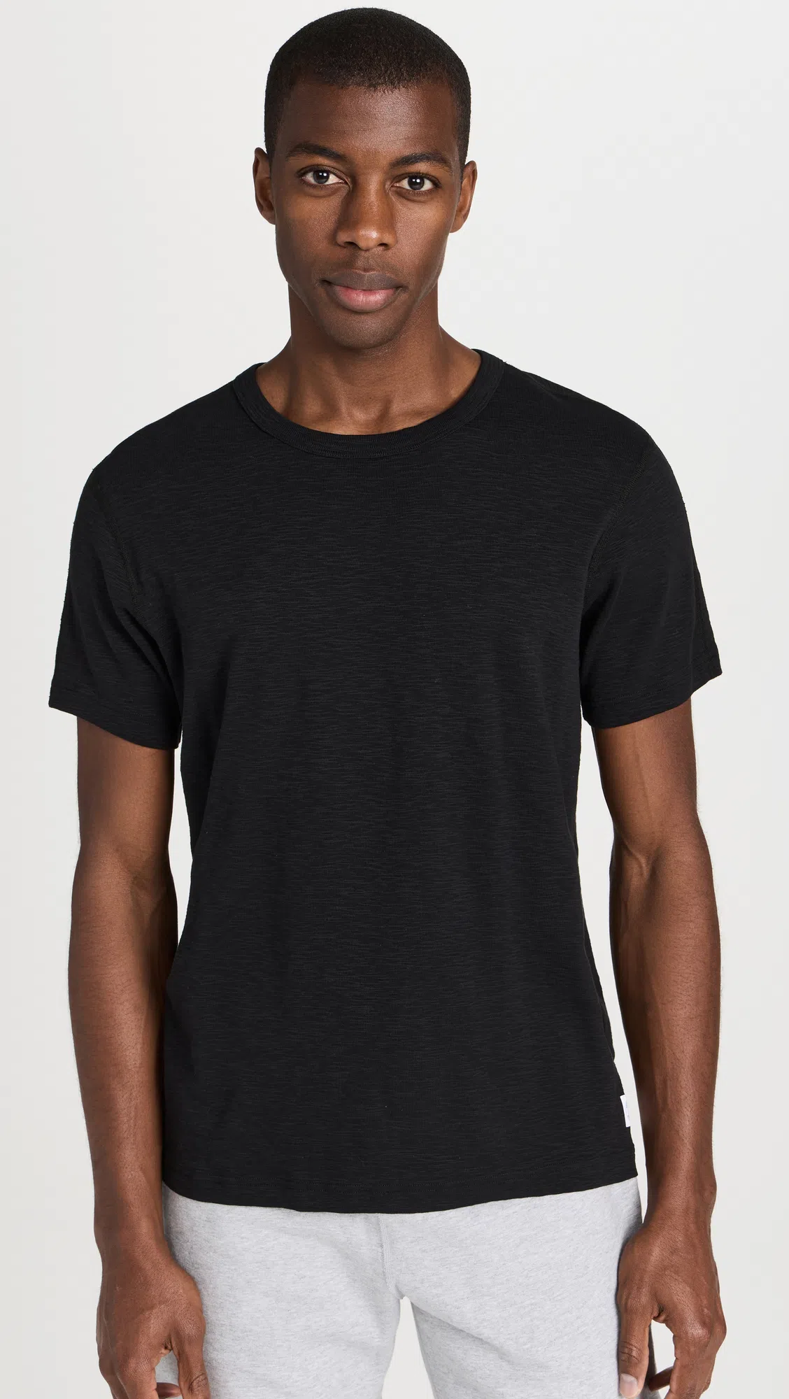 REIGNING CHAMP Black Running T-shirt