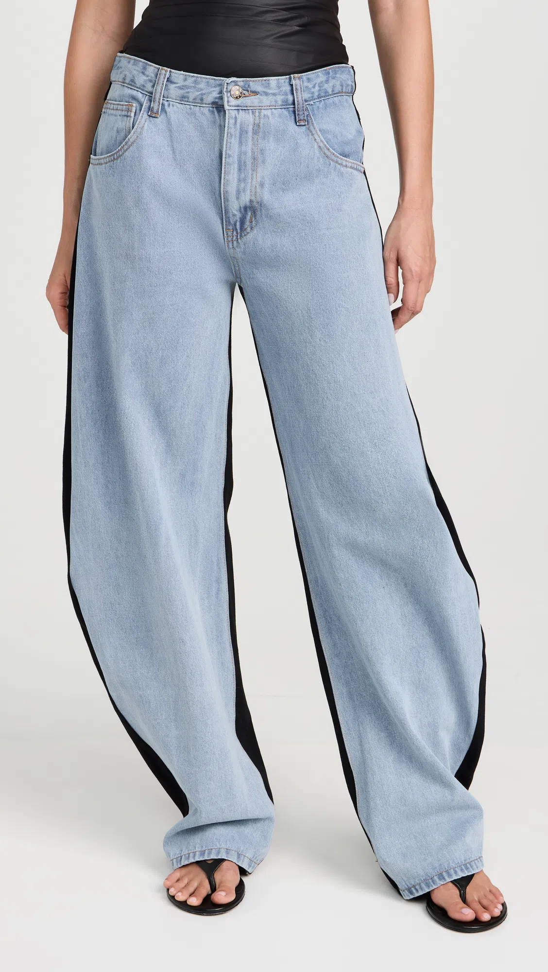 AGOLDE Low Curve Fray Rigid Mid-rise Barrel-leg Jeans In Light Wash
