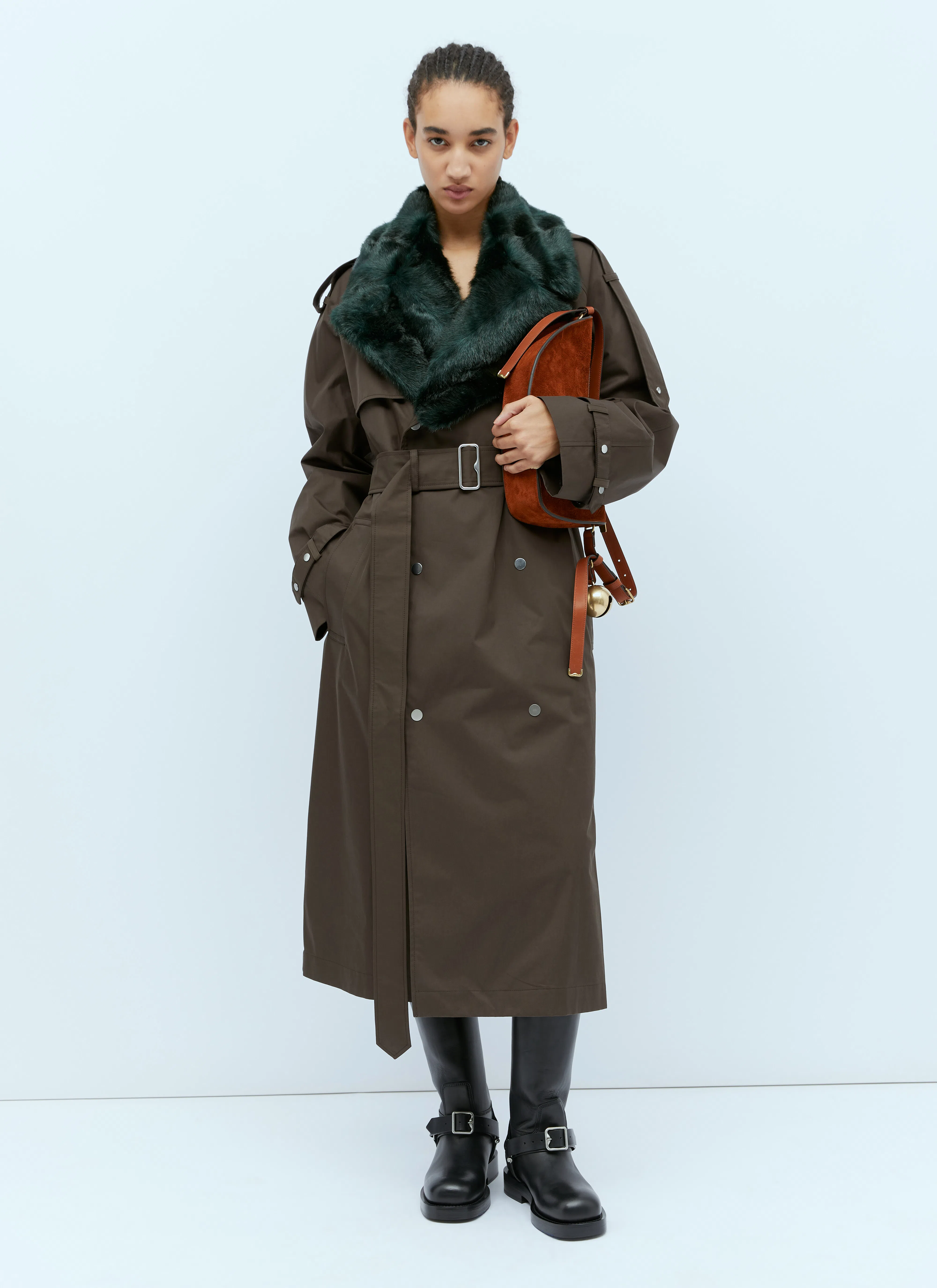 BURBERRY Sadlle High Boots In Black