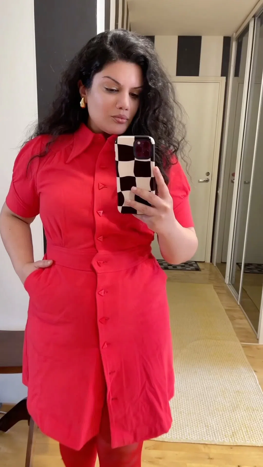 SAINT LAURENT Women's Knot Earrings In Metal In Gold