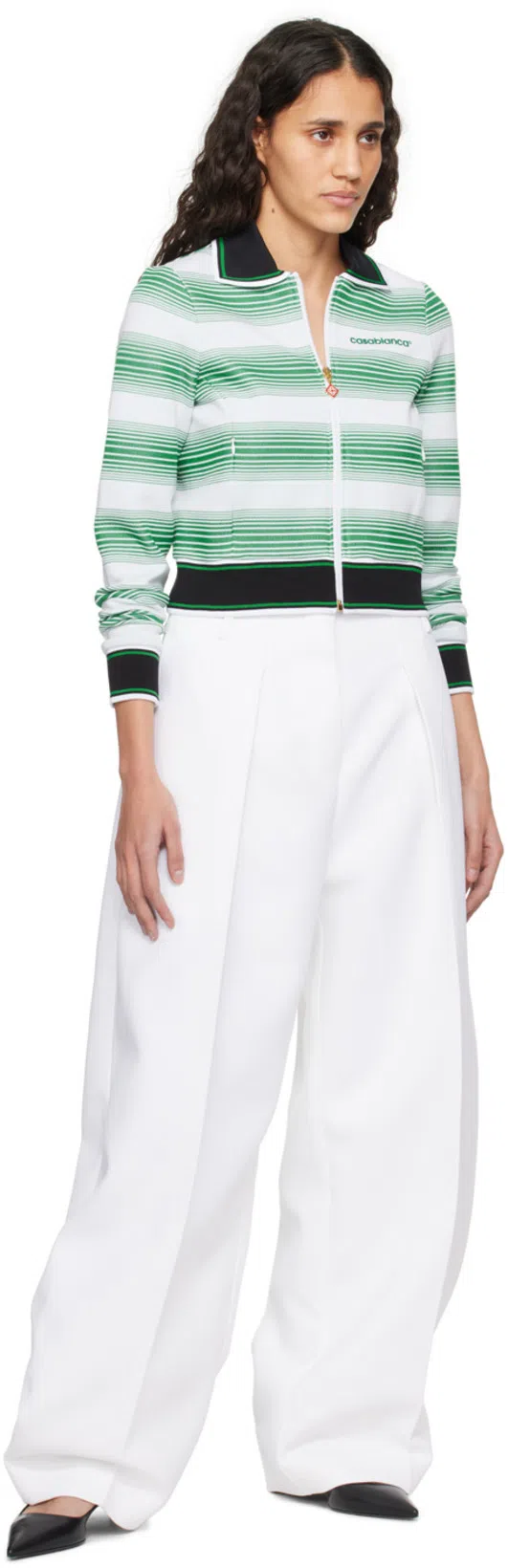 JACQUEMUS Ovalo Trousers In White