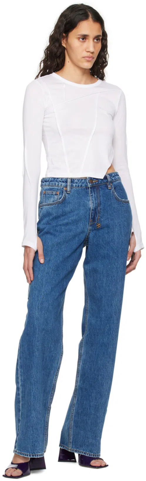 ATTICO Patent Leather Venus Mules With Statement Heel 9cm In Black