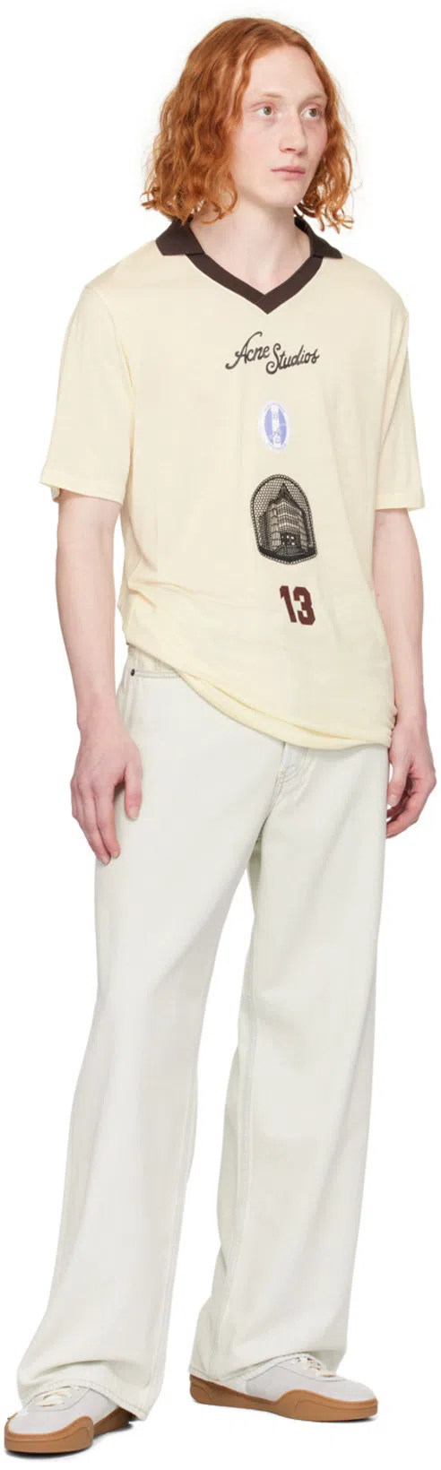 ACNE STUDIOS Blue 1981m Jeans In Beige