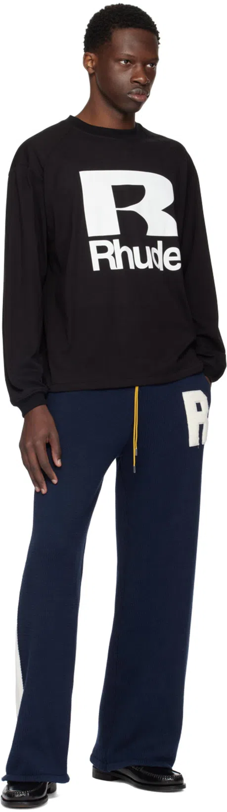 SEBAGO Black Leather Loafers In Nero Nero