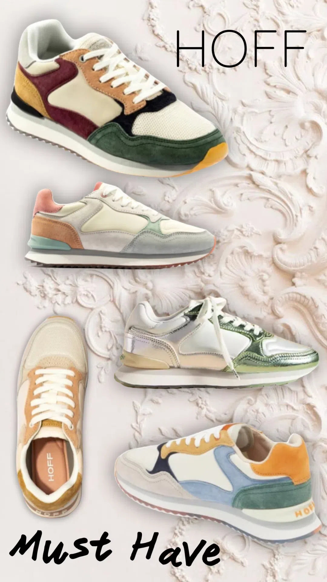 HOFF Mesh-panelled Sneakers In Multi