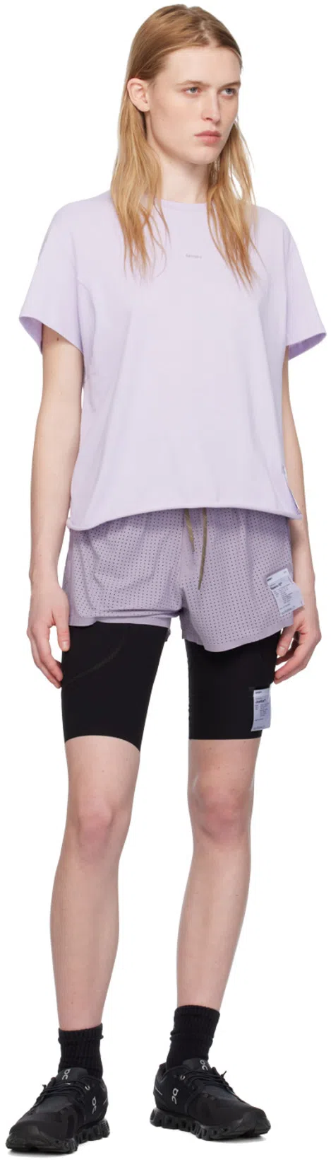 ON Breathable Mesh Sneakers With Distinctive Segmented Sole In Black