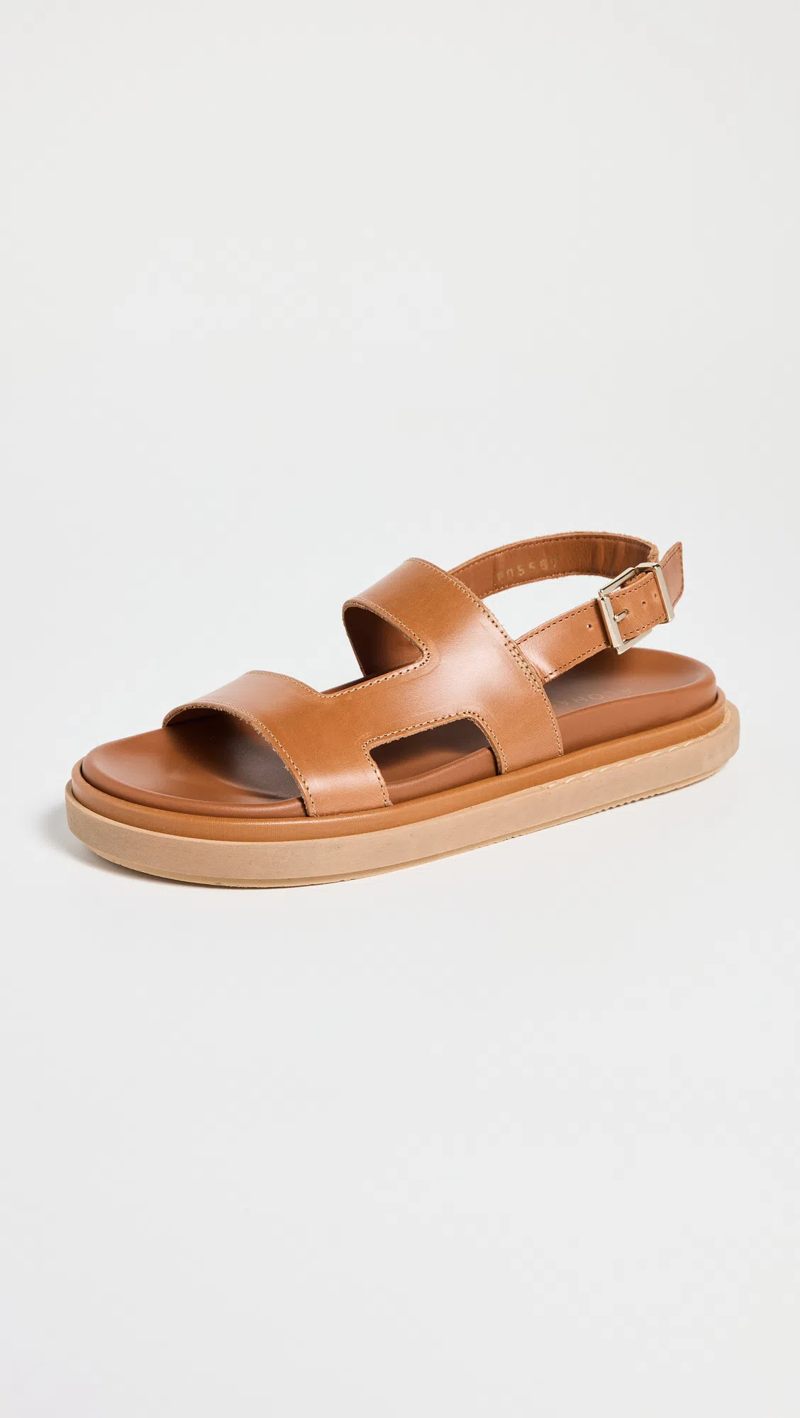 ALOHAS Lorelei Leather Sandals In Tan