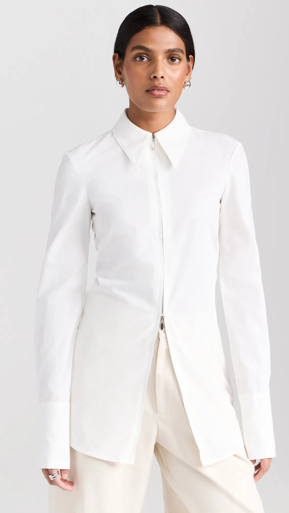 ANINE BING Brie Jean In Pale Azure In Blue