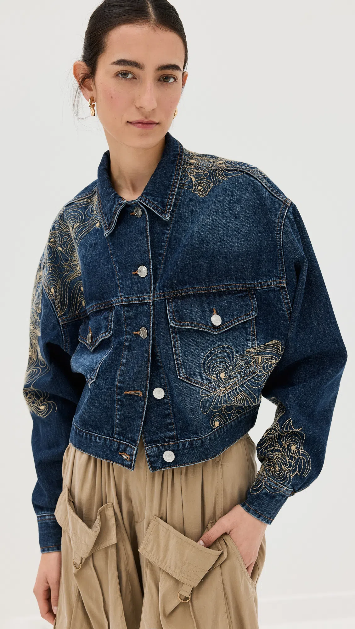 ISABEL MARANT Black Noemie Straight-leg Jeans