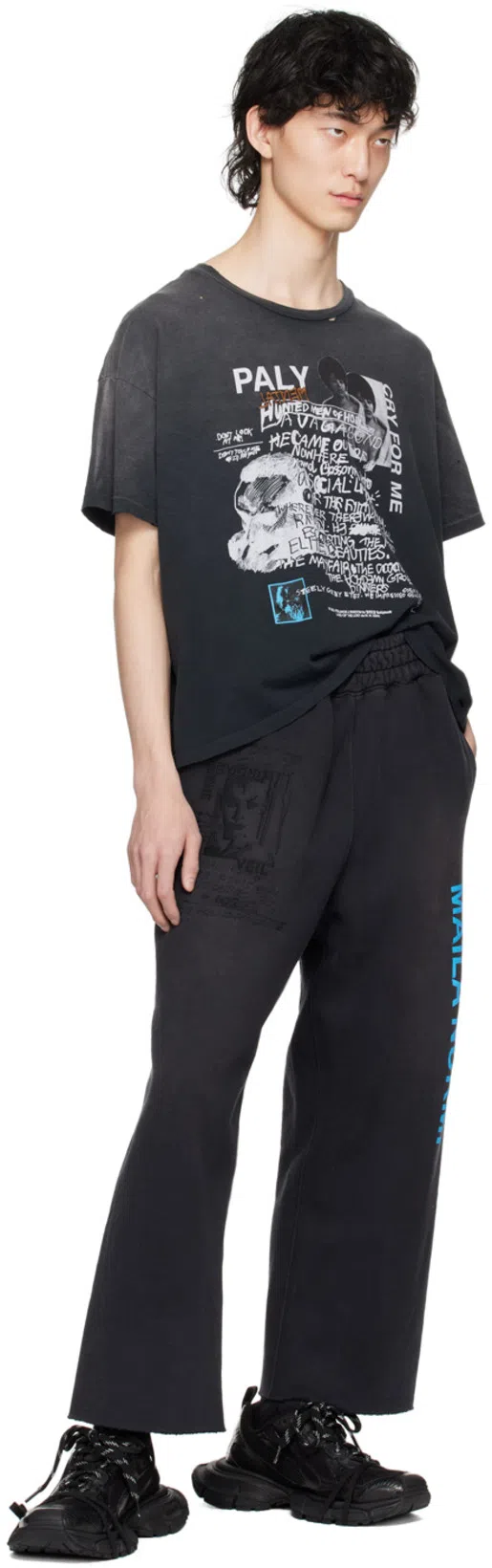 BALENCIAGA Low-top Sneakers 3xl Modern Design In Black