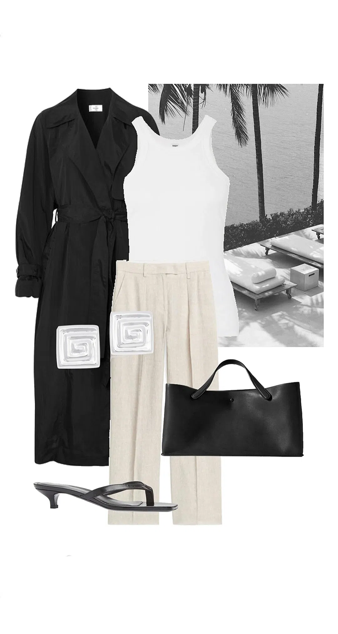 TOTÊME Toteme Leather Heeled Flip Flops In Multi