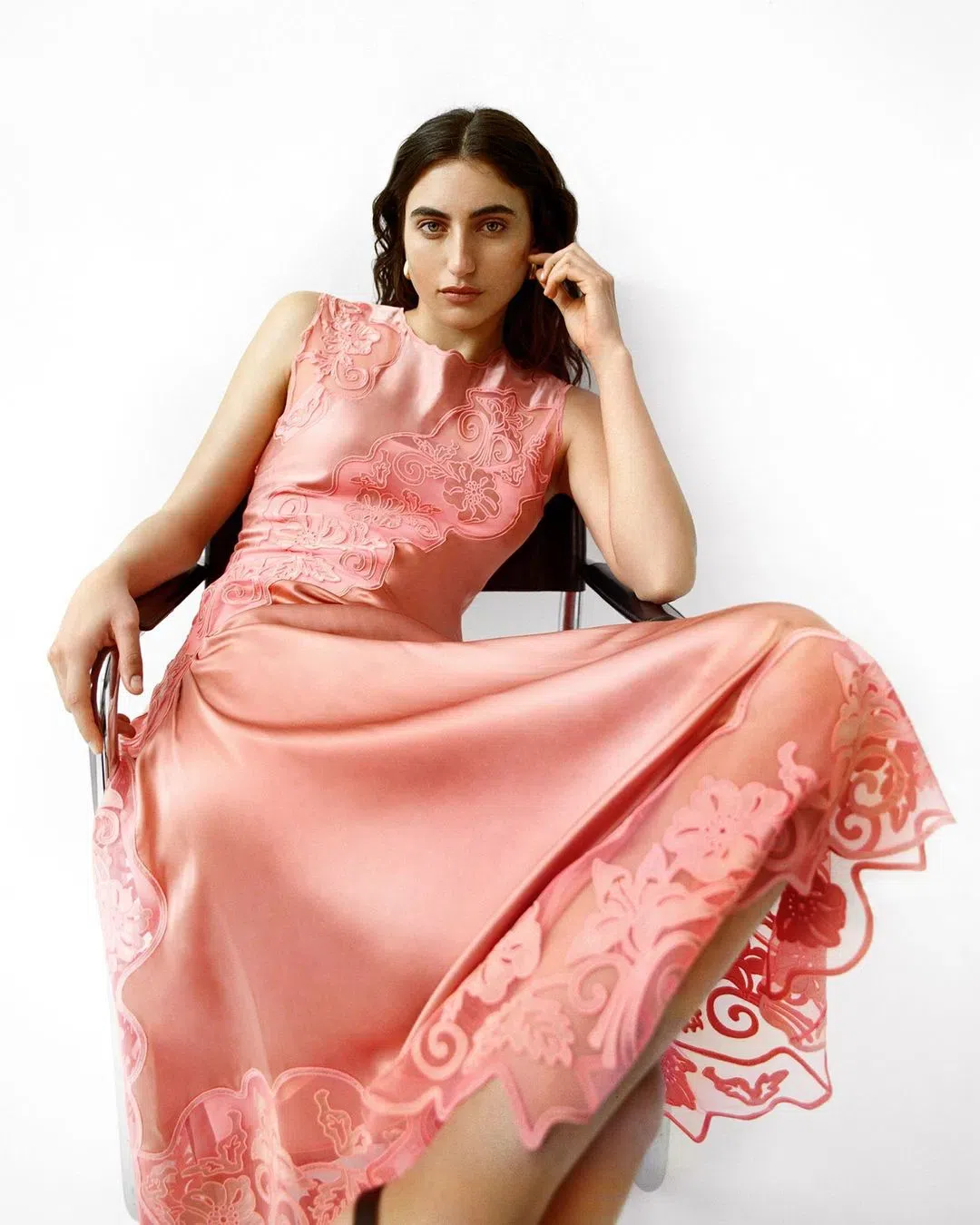 KHAITE Olivia Medium 18k Gold-plated Earrings