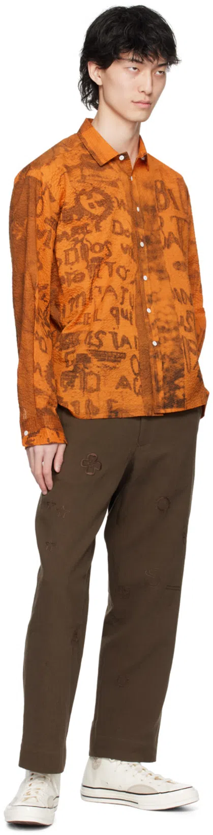 CONVERSE Logo Embroidered High Upper Board Shoes In White