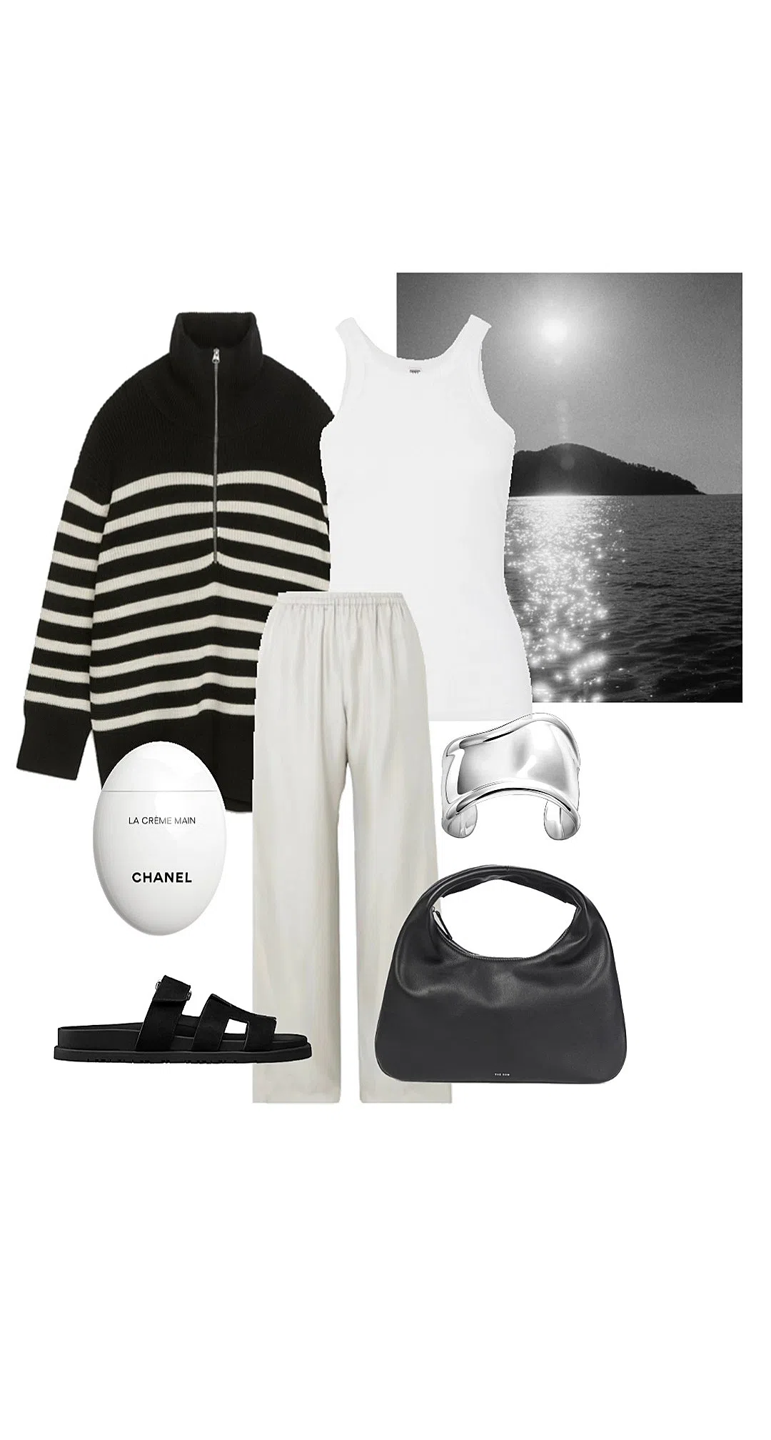 TOTÊME Toteme Women Cotton Ribbed Knit Tank Top In White