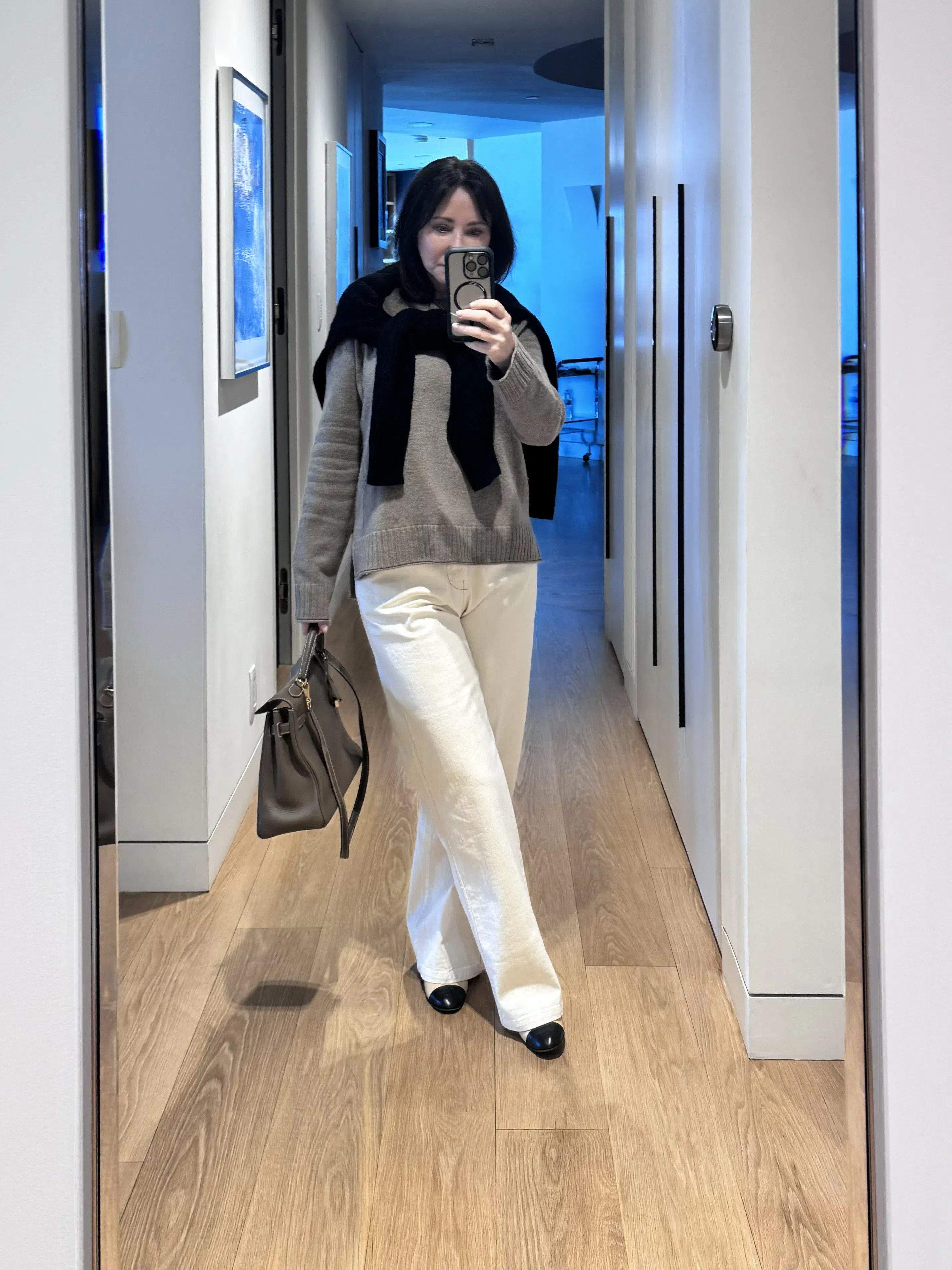 VALENTINO GARAVANI Rockstud Leather Flats In Black