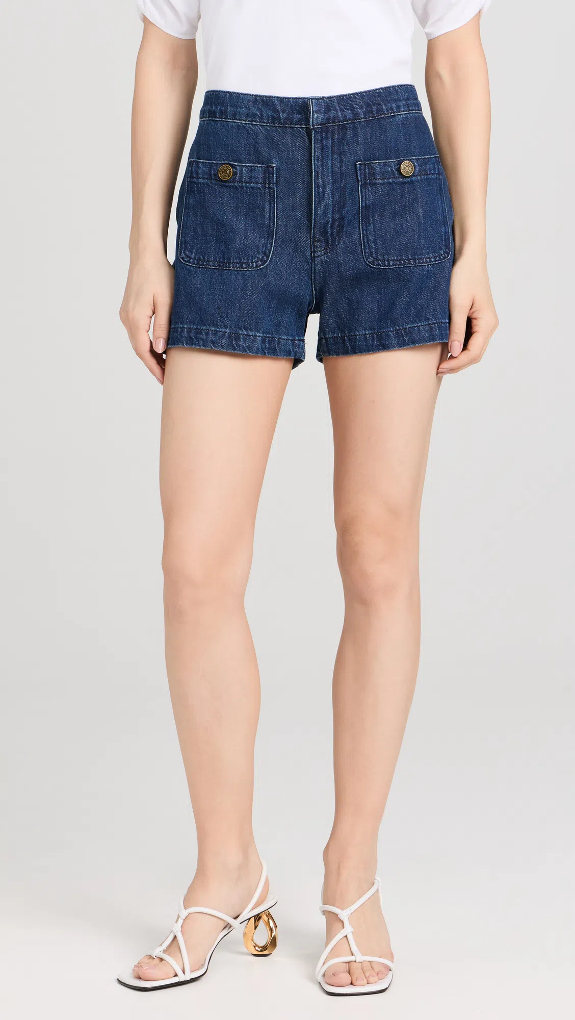 FRAME Patch Pocket Shorts In Cleopatra