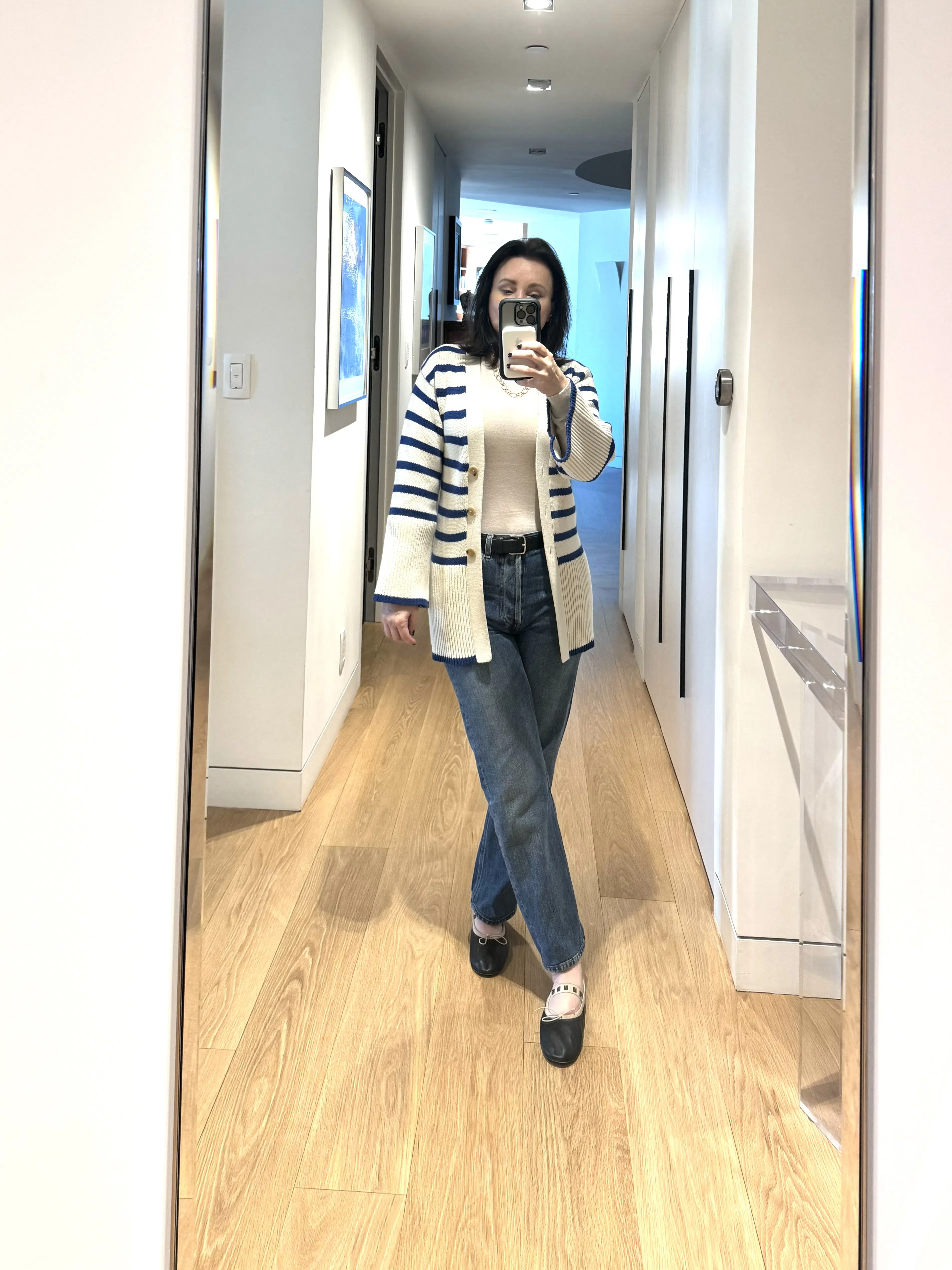 VALENTINO GARAVANI Rockstud Leather Flats In Black