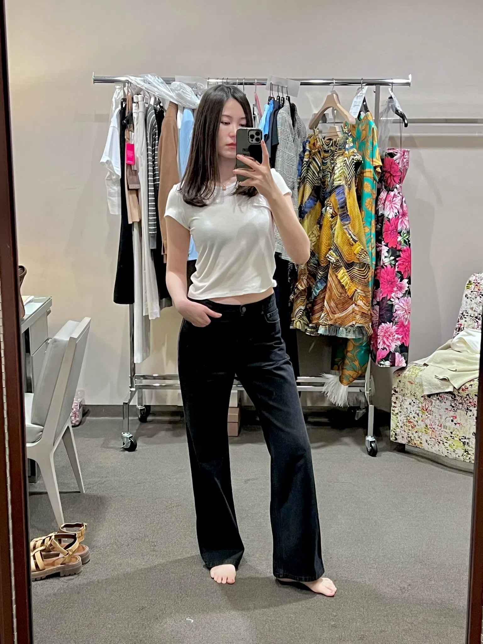 THE ROW Calibi Brushed Cotton Silk Jersey T-shirt In Bright White