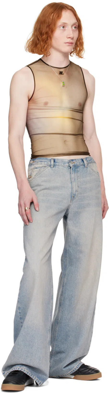 ACNE STUDIOS Ebot Tech Tank Top In White