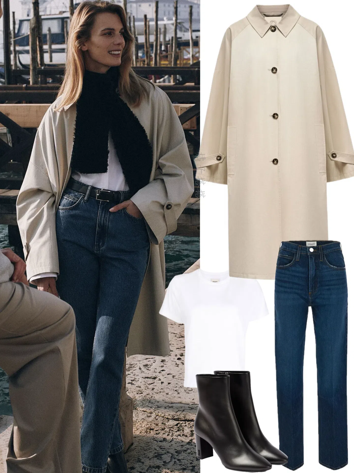 KHAITE The Emmylou Cotton T-shirt In White