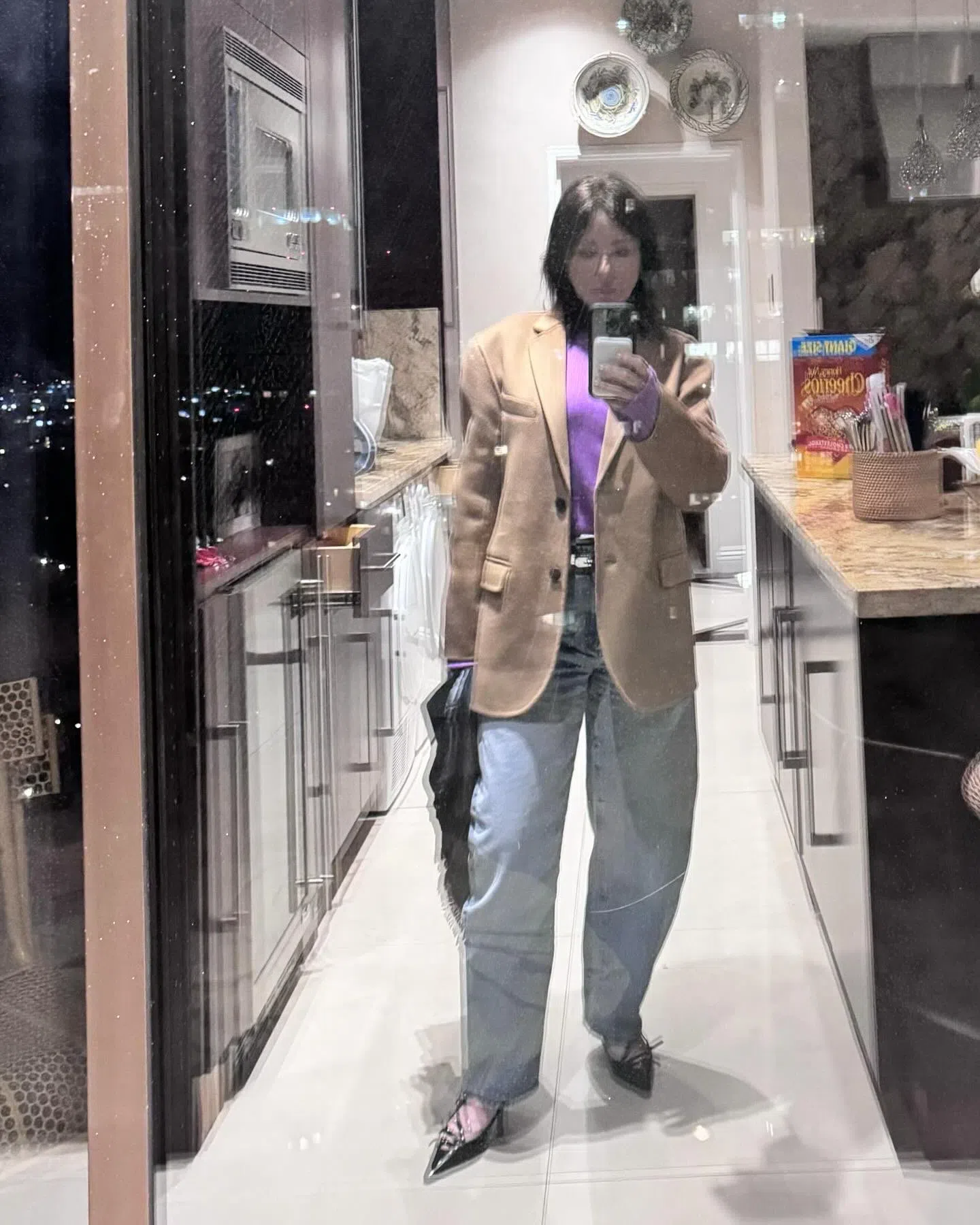 MIU MIU Leather Strappy Sling Back Kitten Pumps In Black