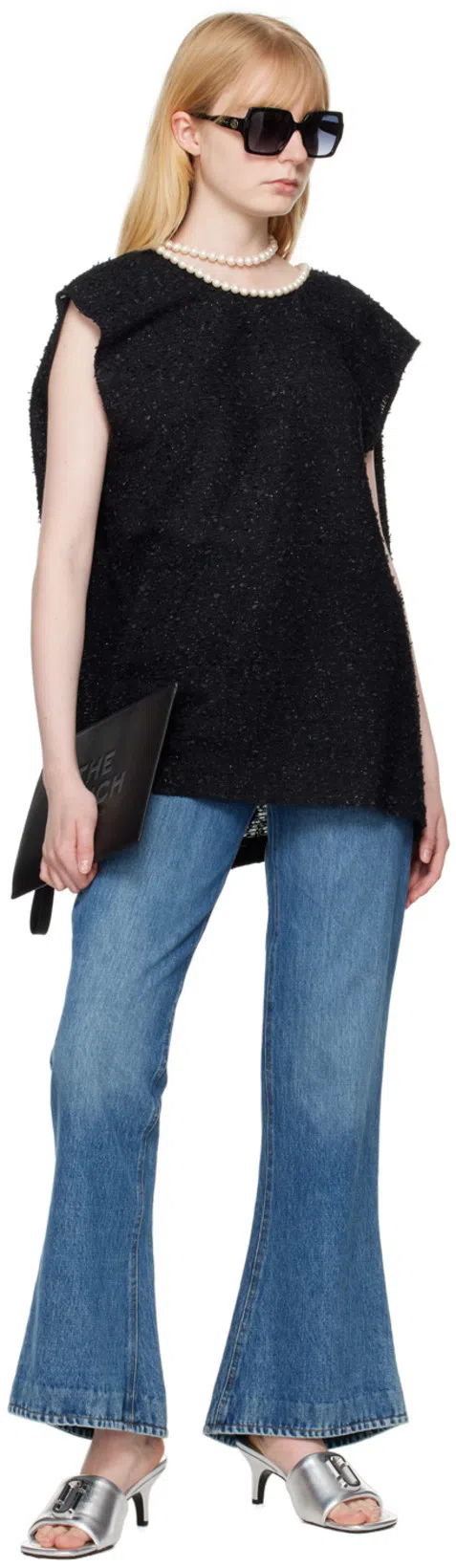 AARON ESH Blue Faded Jeans In Blue Wash