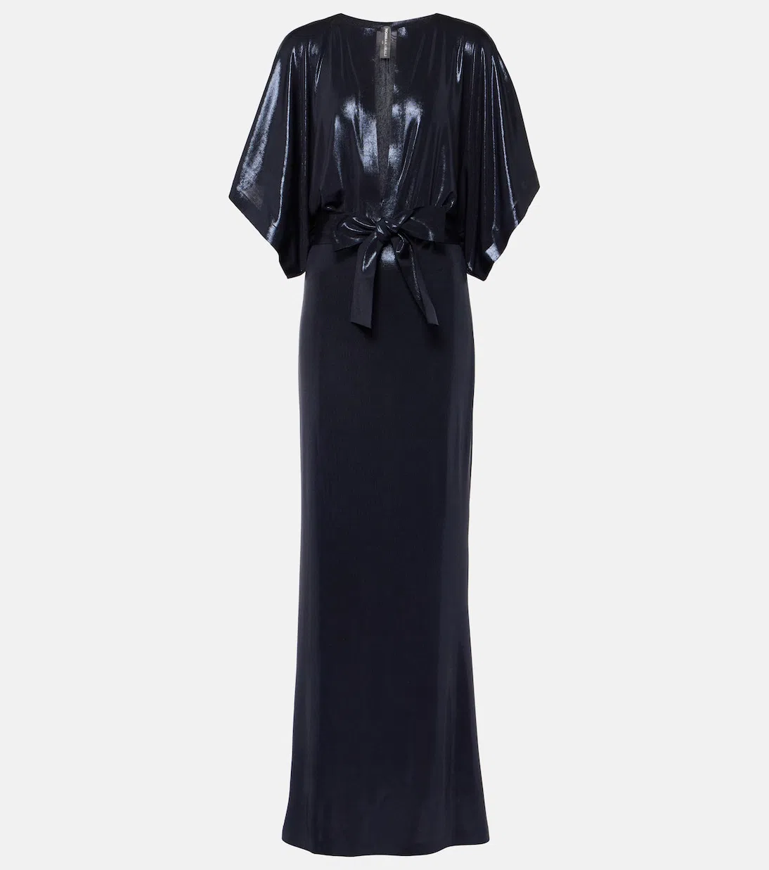 NORMA KAMALI Column Silhouette Long Length Dress In Blue