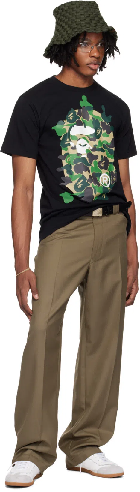 LEMAIRE Pantalone In Misto Lana Marrone Uomo In Brown