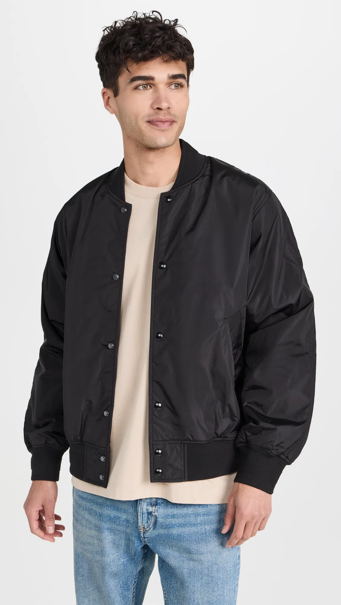 FRAME Mens Vortex The Modern Straight-leg Faded-was Denim Jeans In Black