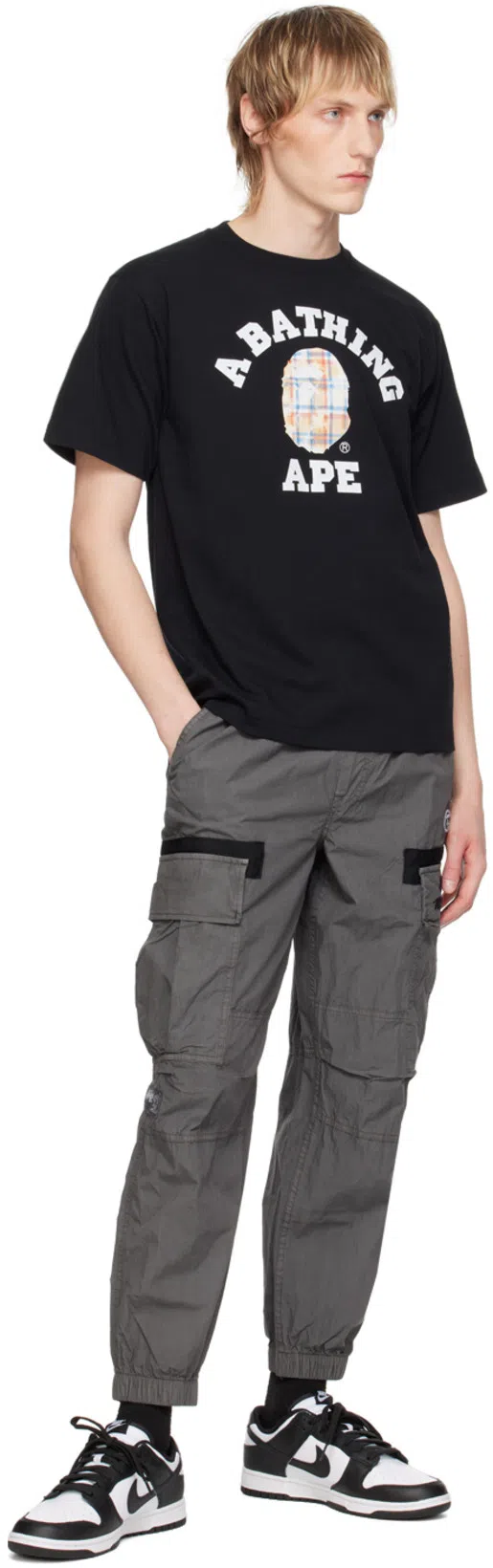 NIKE Dunk Low Retro Se Sneakers In Animal Print