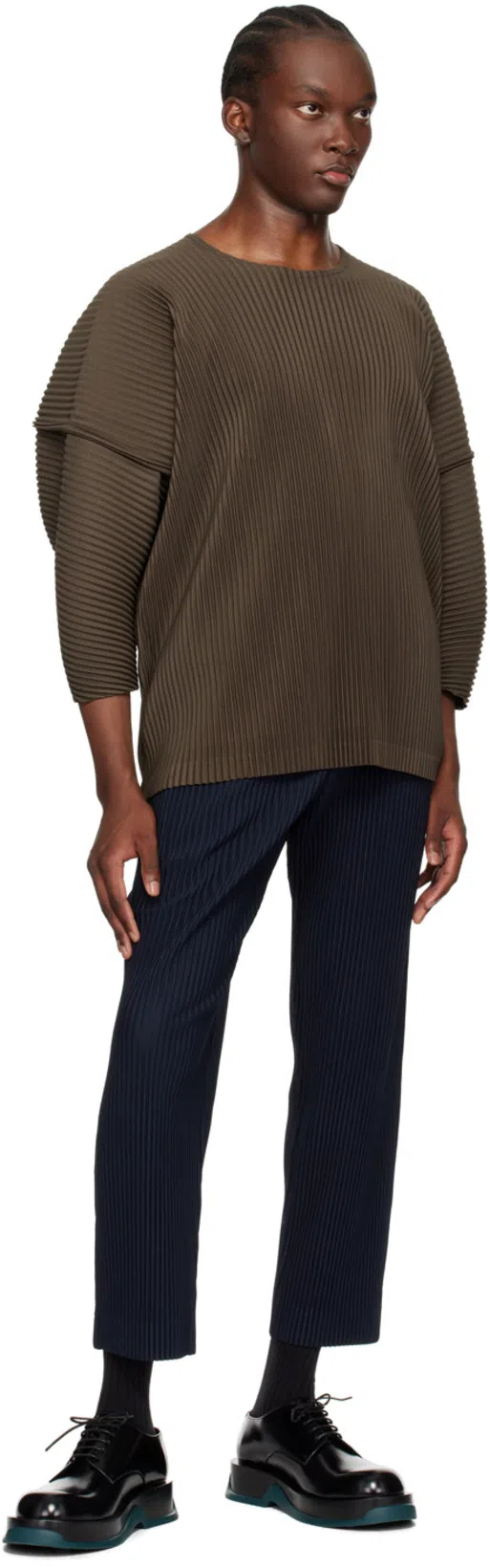 JIL SANDER Man Lace-up Shoes Black Size 11 Calfskin