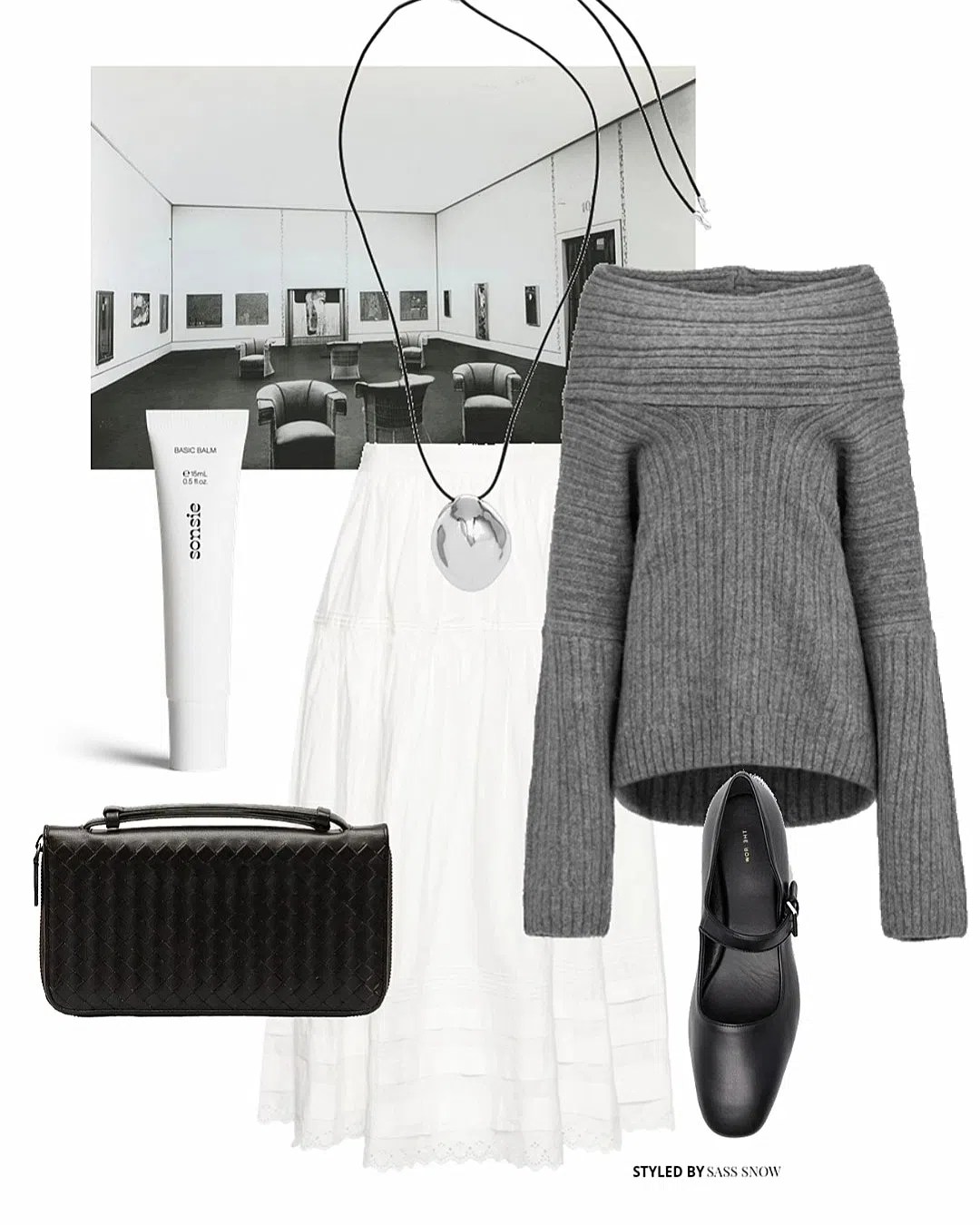 THE ROW Boheme Mj Ballet Flats In Nappa Leather In Black