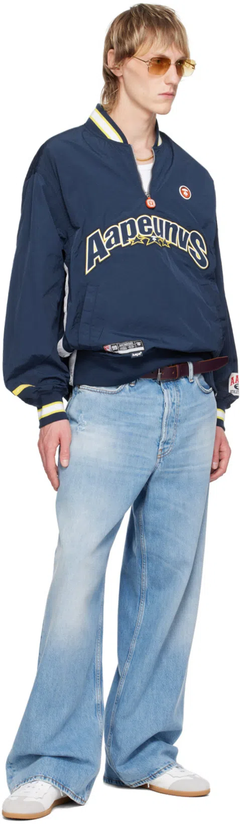 MAISON MARGIELA White Featherlight Sneakers In Calfskin And Suede