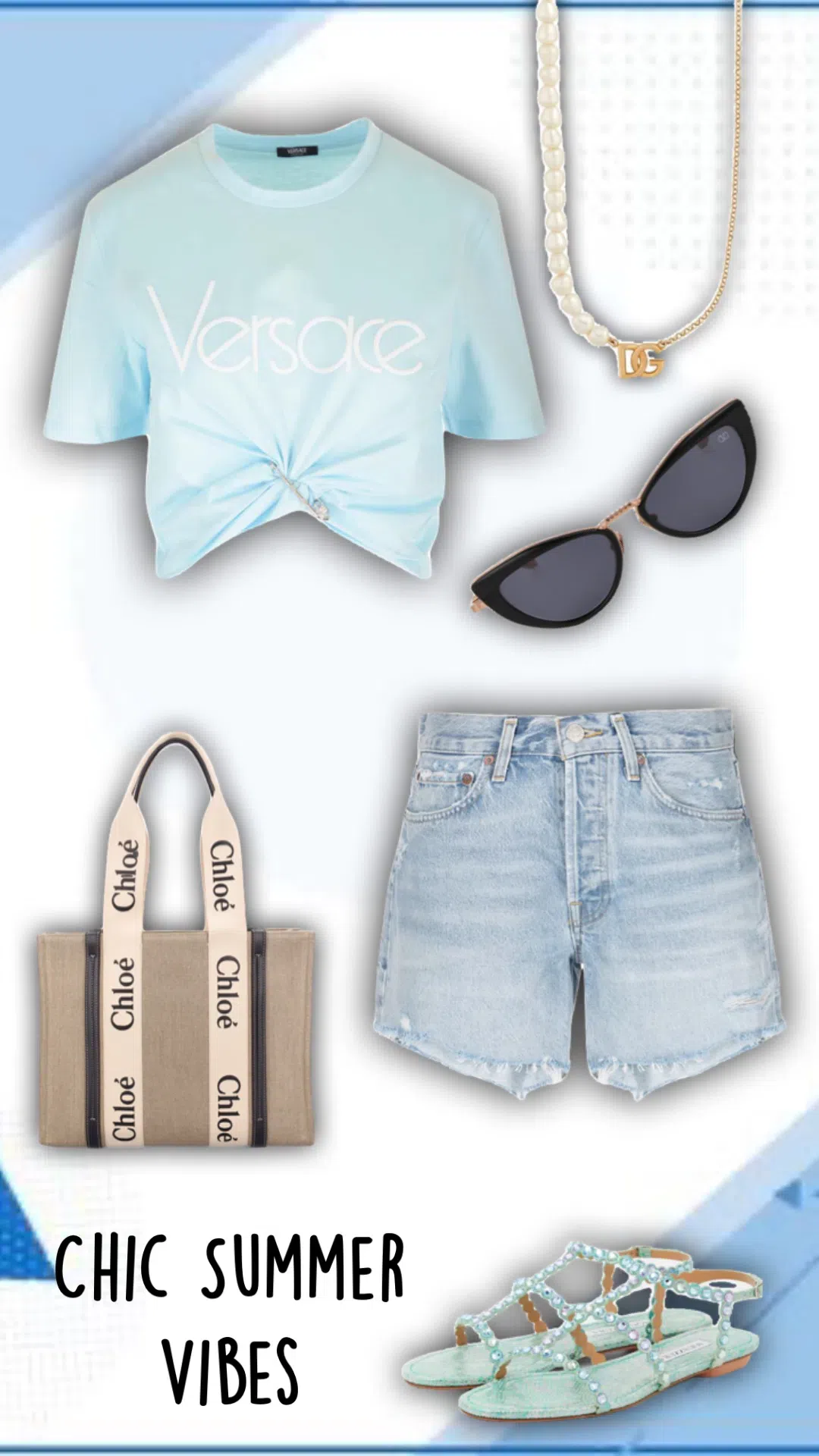 CHLOÉ Chloe Women Multicolor Fabric Small Woody Shopping Bag In Neutral