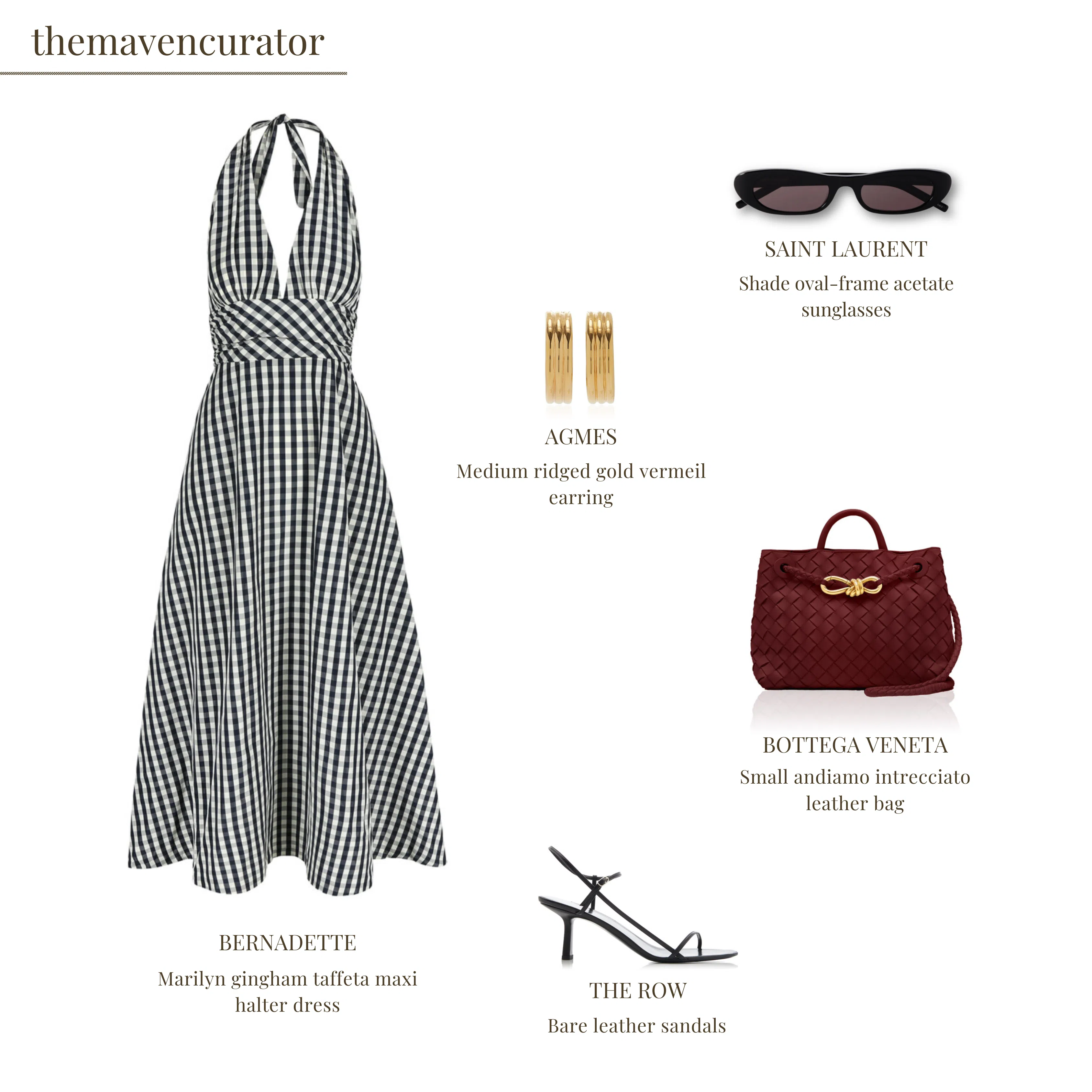 THE ROW Bare Black Leather Sandals