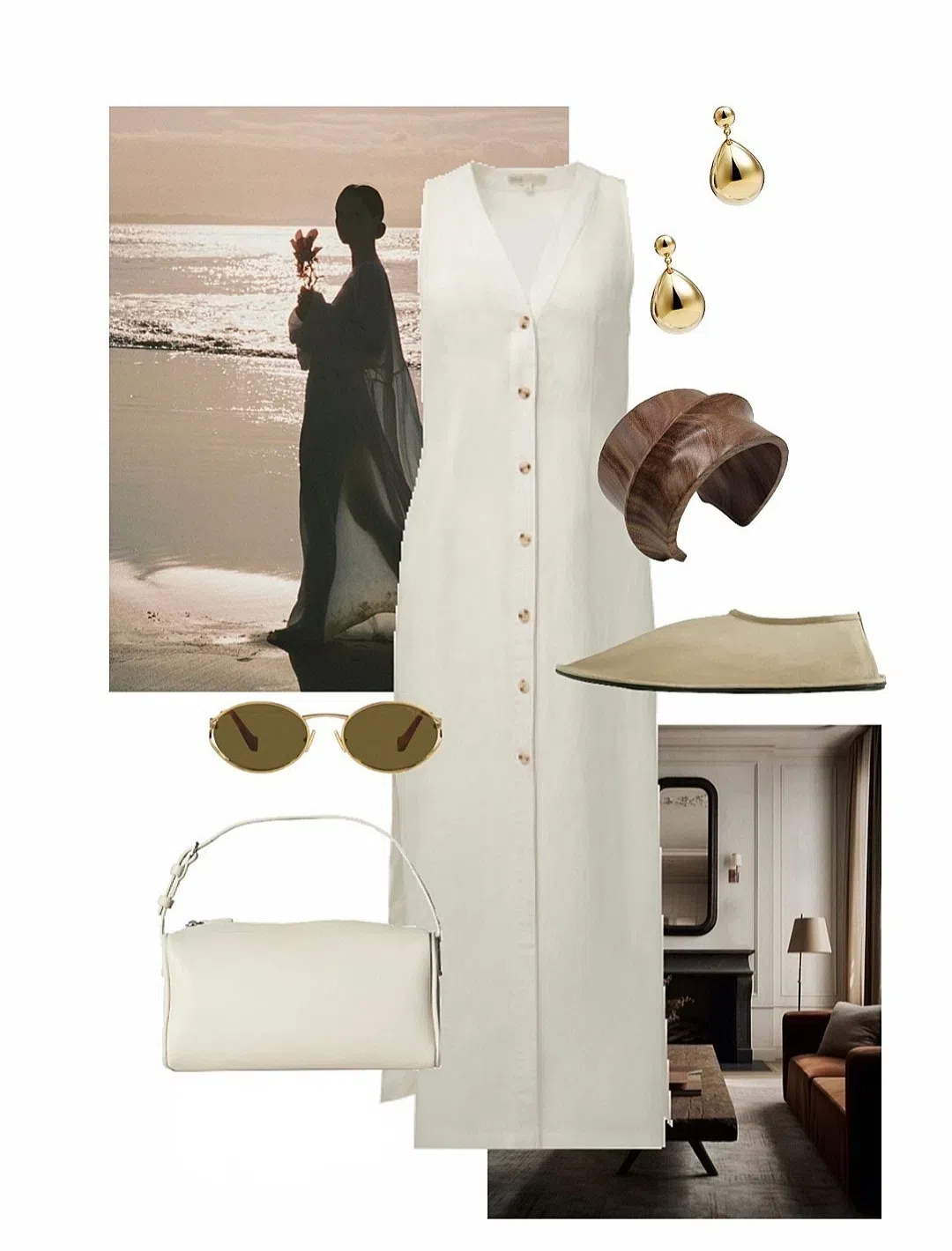 MIU MIU Oro Pallido Metal Sunglasses In Gold