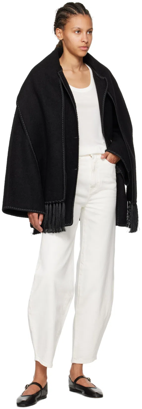 LE MONDE BERYL Stella Ballet Flats In Black