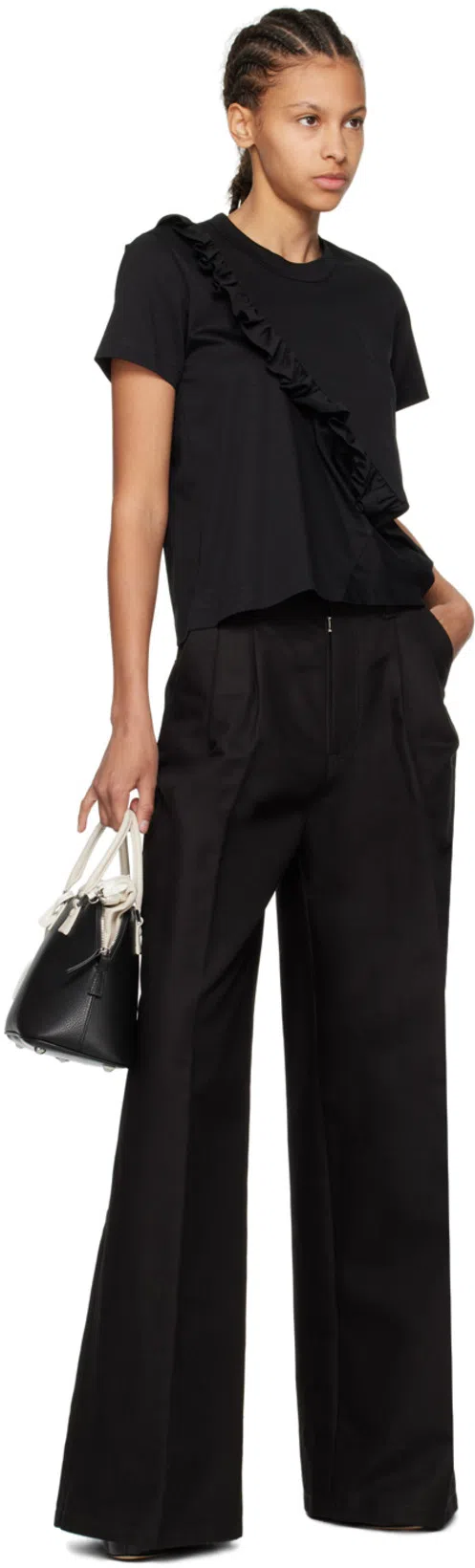 MAISON MARGIELA Elegant Leather Sketch Pumps With 12 Cm Heel Height In Black