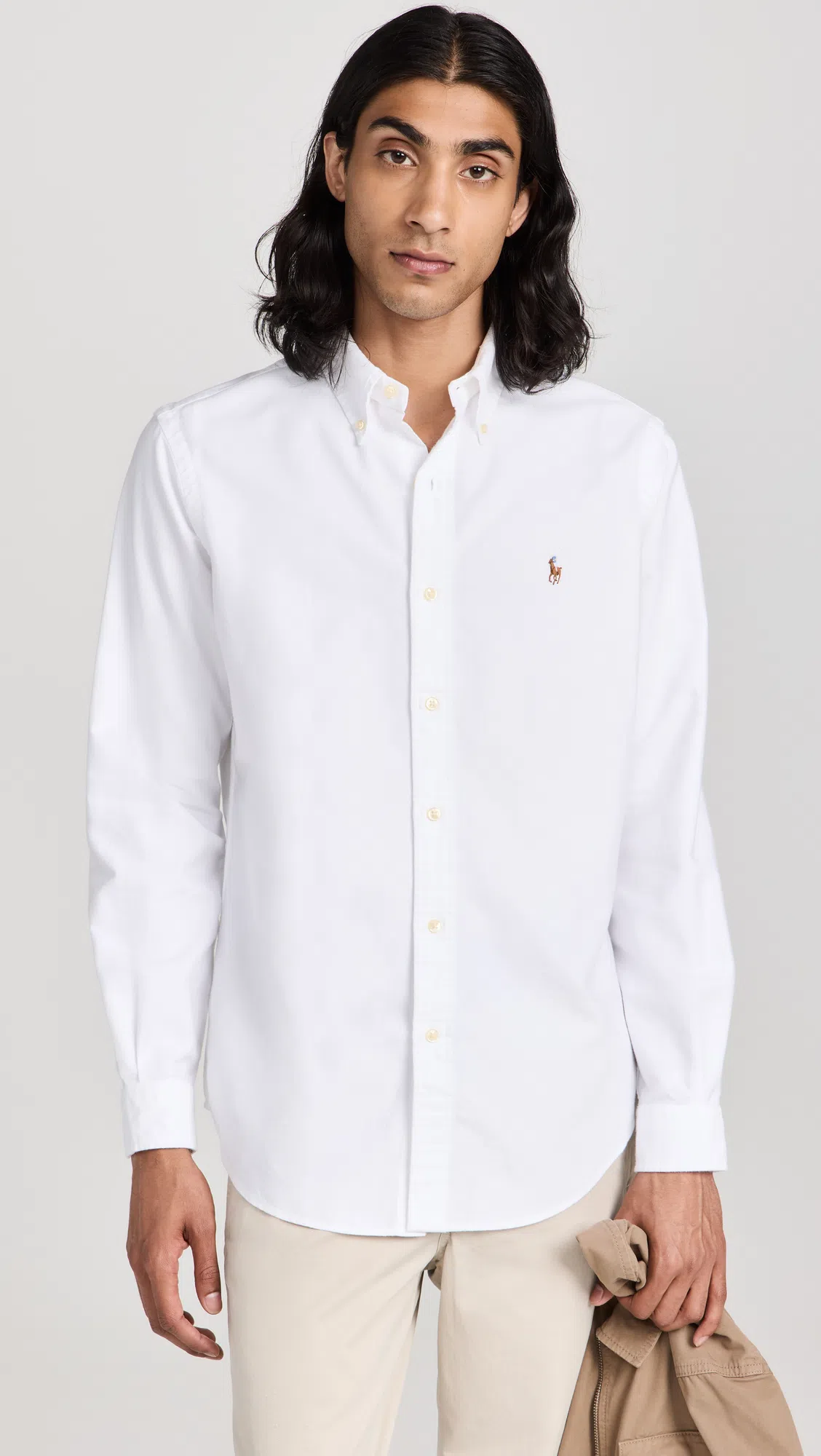 POLO RALPH LAUREN Refined White Button-up Shirt With Timeless Appeal
