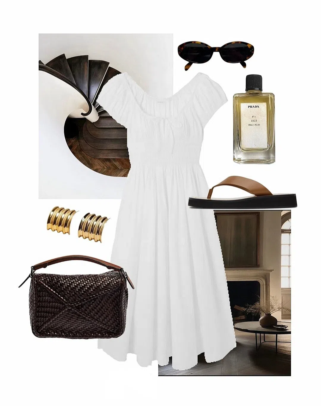 CELINE Triomphe Oval Frame Sunglasses With Gold Detailing In Brown