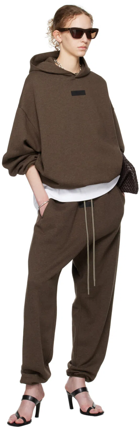 DRIES VAN NOTEN Black Thong Heeled Sandals In 900 Black