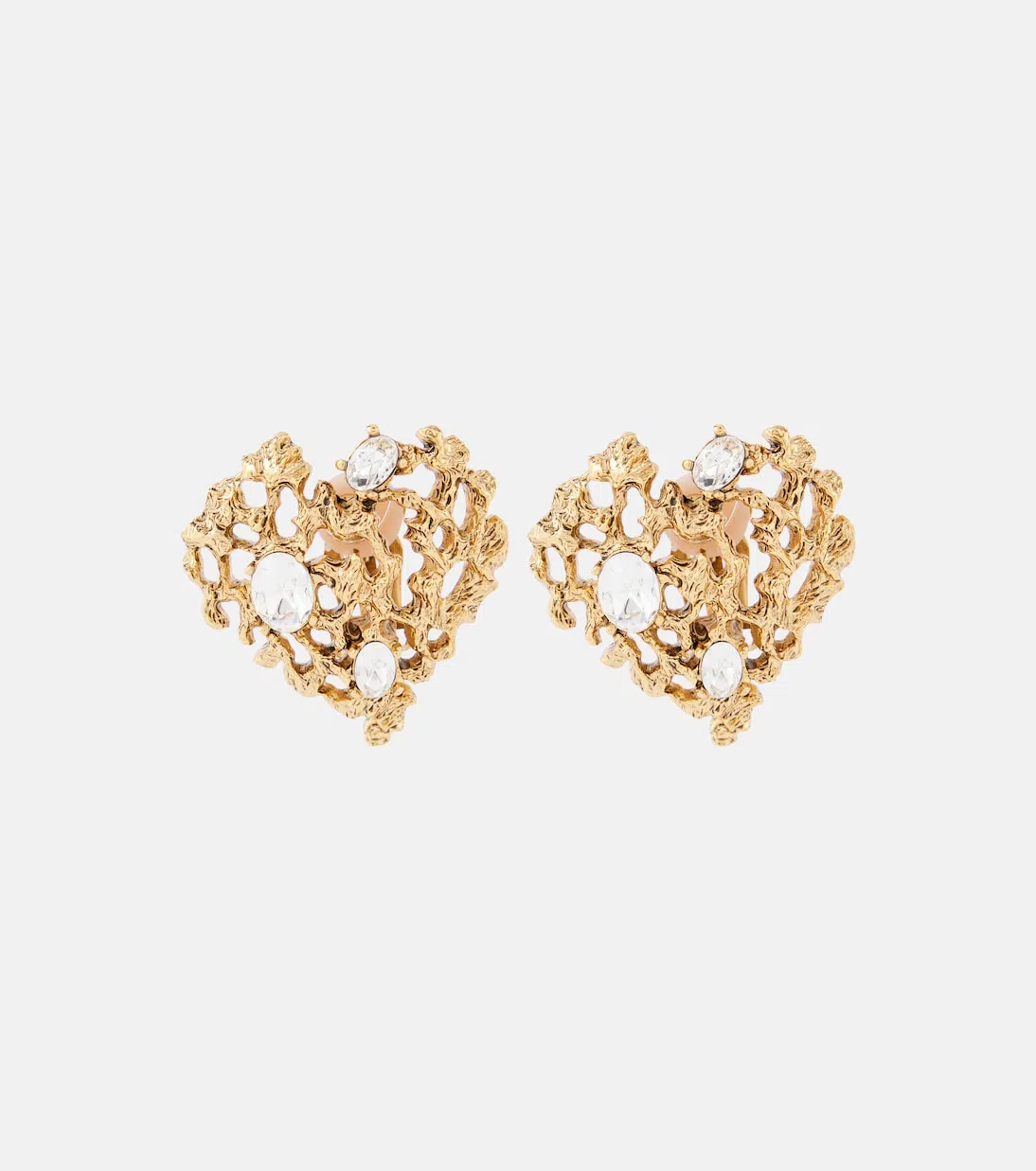 SIMKHAI Bridget Metal Oyster Shell Clutch In Non Definito