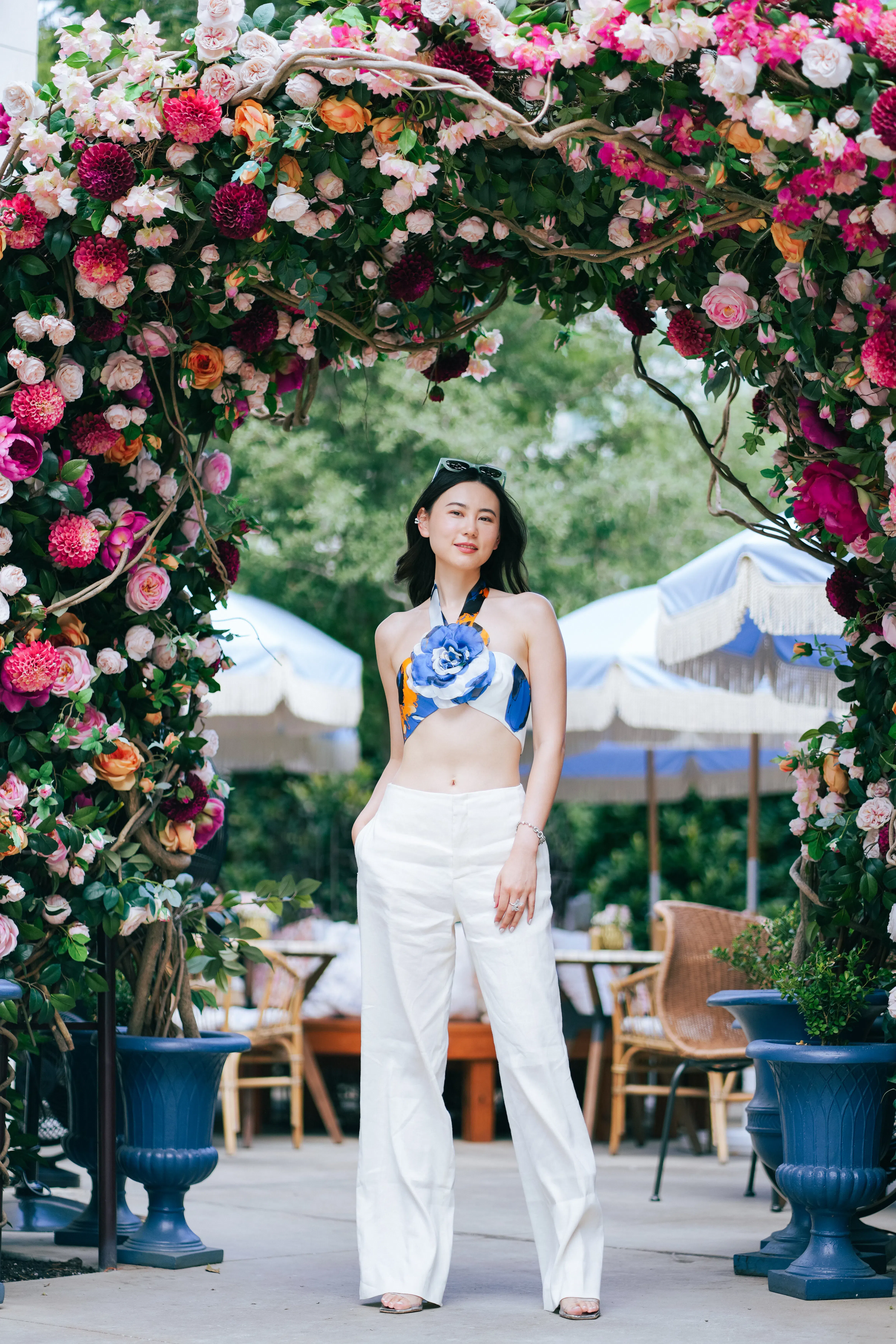 ALICE AND OLIVIA Alice + Olivia Trousers In White