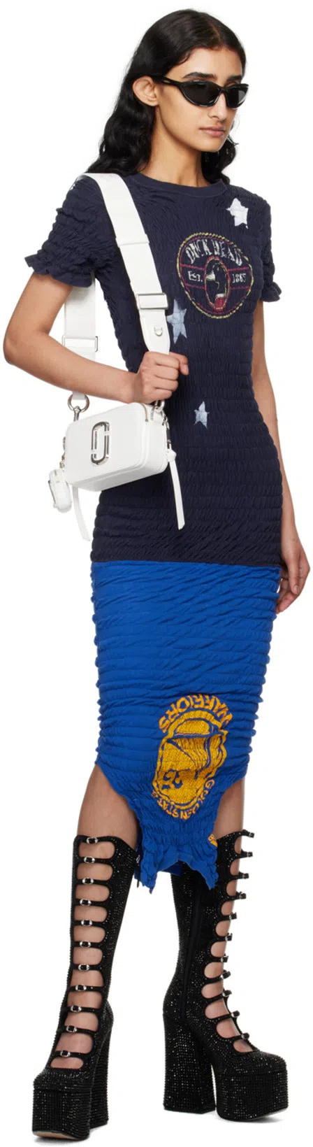 DRIES VAN NOTEN Indigo Faded Jeans In 507 Indigo