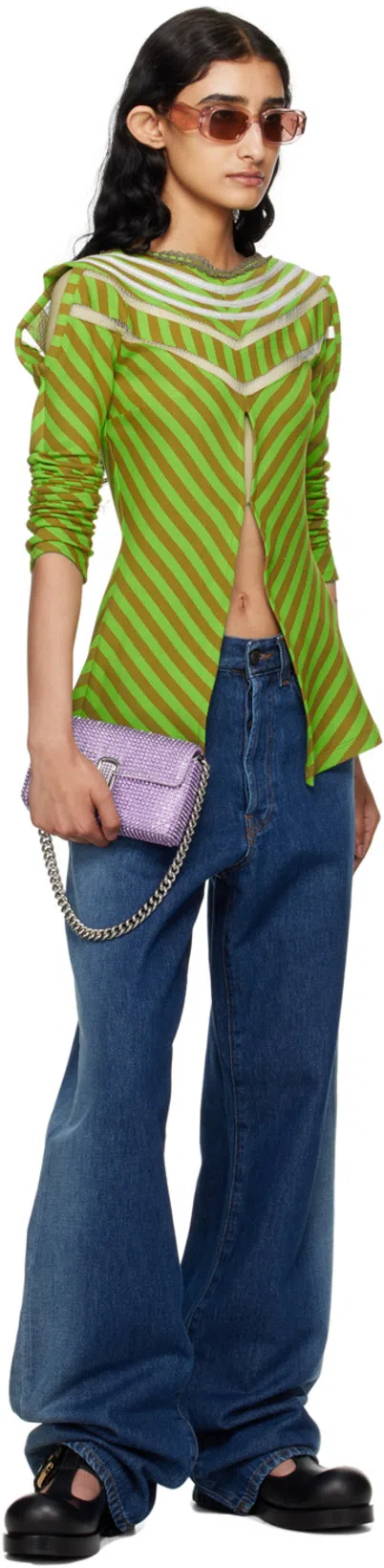 DRIES VAN NOTEN Indigo Faded Jeans In 507 Indigo