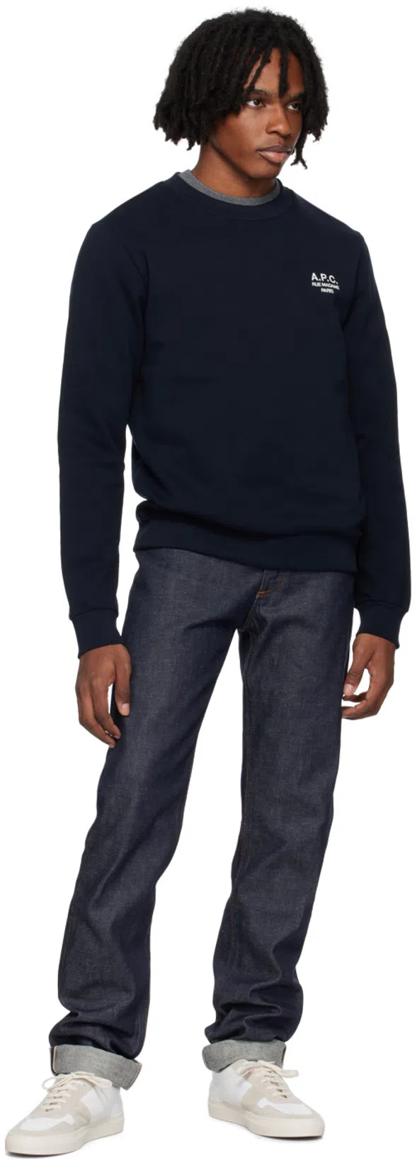 APC A.p.c. Cotton Sweatshirt With Minimalist Logo And Comfortable Fit In Black